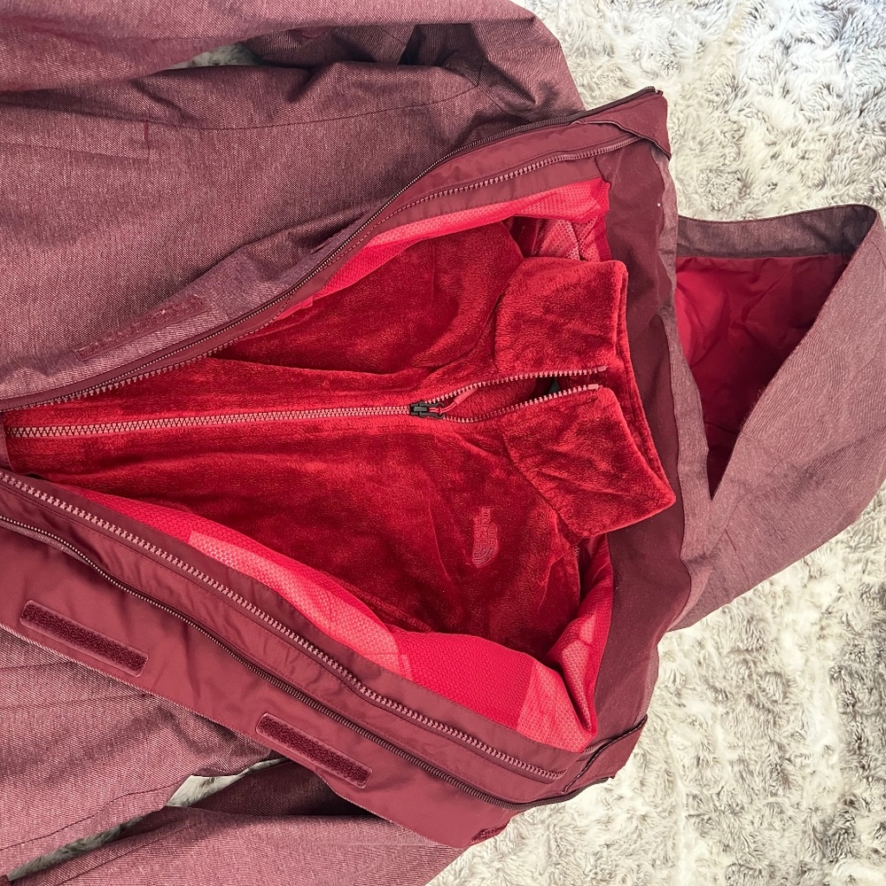 The North Face womens shell jacket combo